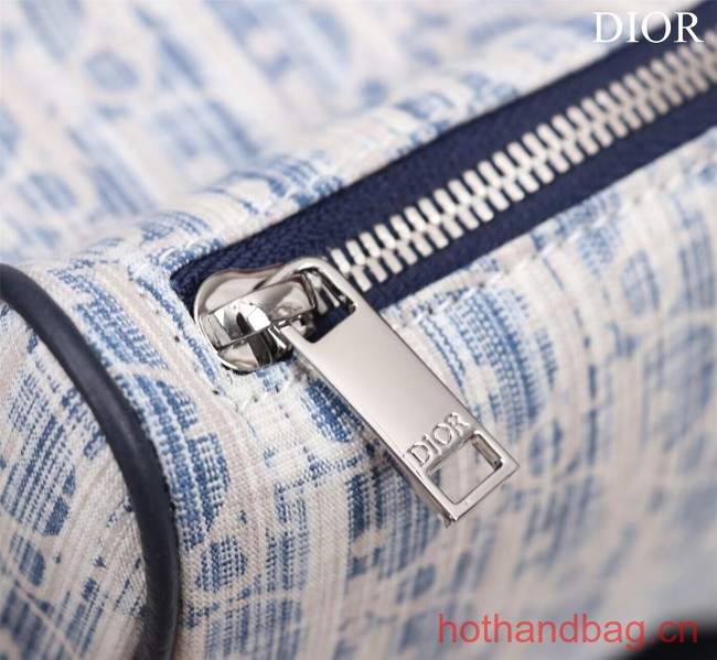 Dior Essentials SADDLE BAG Oblique Jacquard 1ADPO093 light blue Dior Essentials SADDLE BAG Oblique Jacquard 1ADPO093 light blue