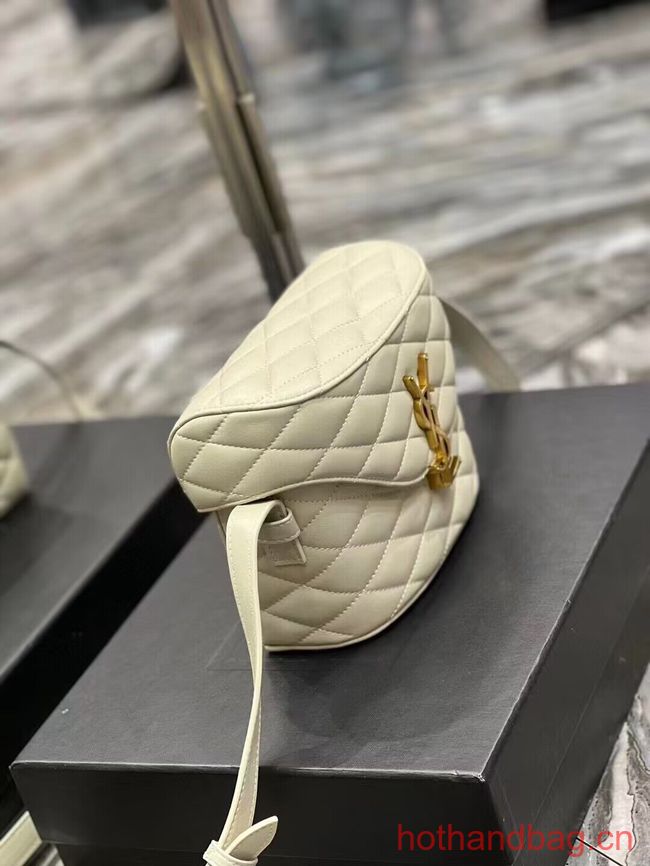 SAINT LAUREN JUNE BOX BAG IN QUILTED LAMBSKIN 710080 white SAINT LAUREN JUNE BOX BAG IN QUILTED LAMBSKIN 710080 white