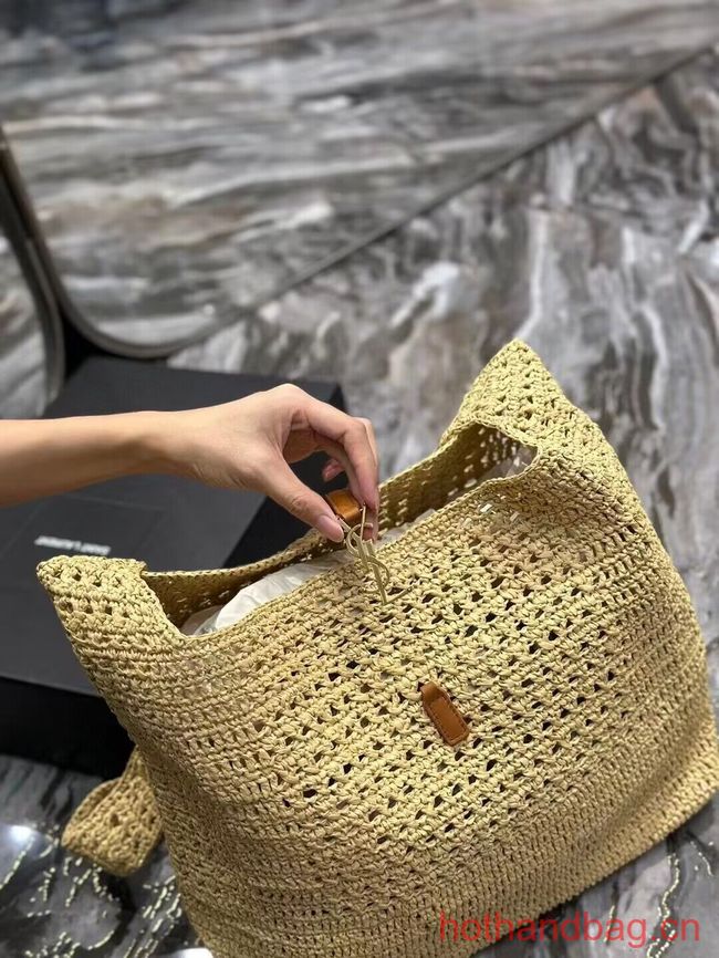 SAINT LAURENT Crochet tote bag Y990941 apricot SAINT LAURENT Crochet tote bag Y990941 apricot