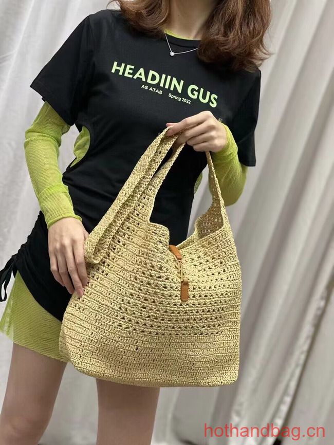 SAINT LAURENT Crochet tote bag Y990941 apricot SAINT LAURENT Crochet tote bag Y990941 apricot