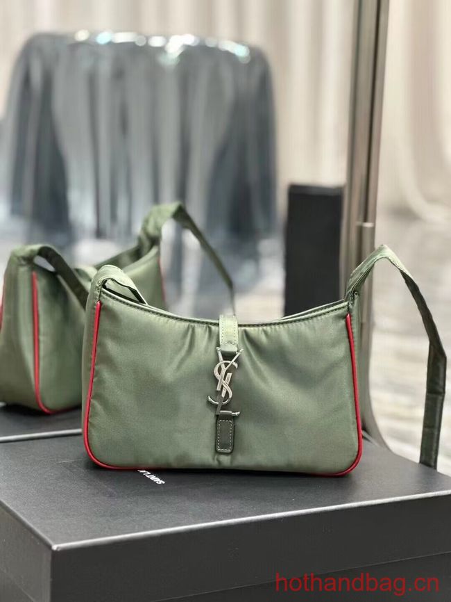SAINT LAURENT Nylon Shoulder Bag Y988228 green SAINT LAURENT Nylon Shoulder Bag Y988228 green