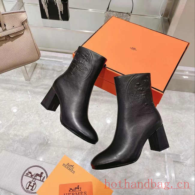 Hermes WOMENS ANKLE BOOT heel height 7CM 93596-2 Hermes WOMENS ANKLE BOOT heel height 7CM 93596-2