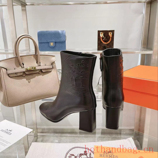 Hermes WOMENS ANKLE BOOT heel height 7CM 93596-2 Hermes WOMENS ANKLE BOOT heel height 7CM 93596-2