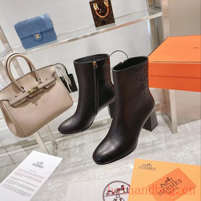 Hermes WOMENS ANKLE BOOT heel height 7CM 93596-2 Hermes WOMENS ANKLE BOOT heel height 7CM 93596-2