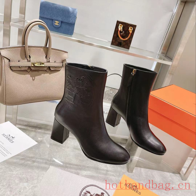 Hermes WOMENS ANKLE BOOT heel height 7CM 93596-2 Hermes WOMENS ANKLE BOOT heel height 7CM 93596-2