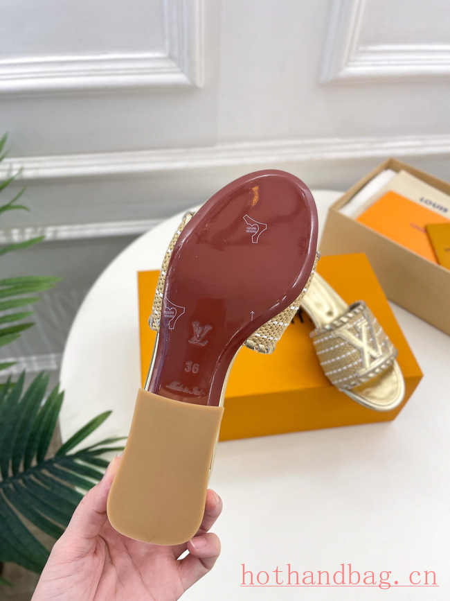 Louis Vuitton Revival Flat Mule 93600-2 Louis Vuitton Revival Flat Mule 93600-2