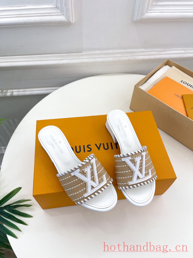 Louis Vuitton Revival Flat Mule 93600-6 Louis Vuitton Revival Flat Mule 93600-6