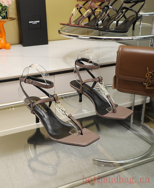 Yves saint Laurent WOMENS SANDAL heel height 6.5CM 93599-2 Yves saint Laurent WOMENS SANDAL heel height 6.5CM 93599-2