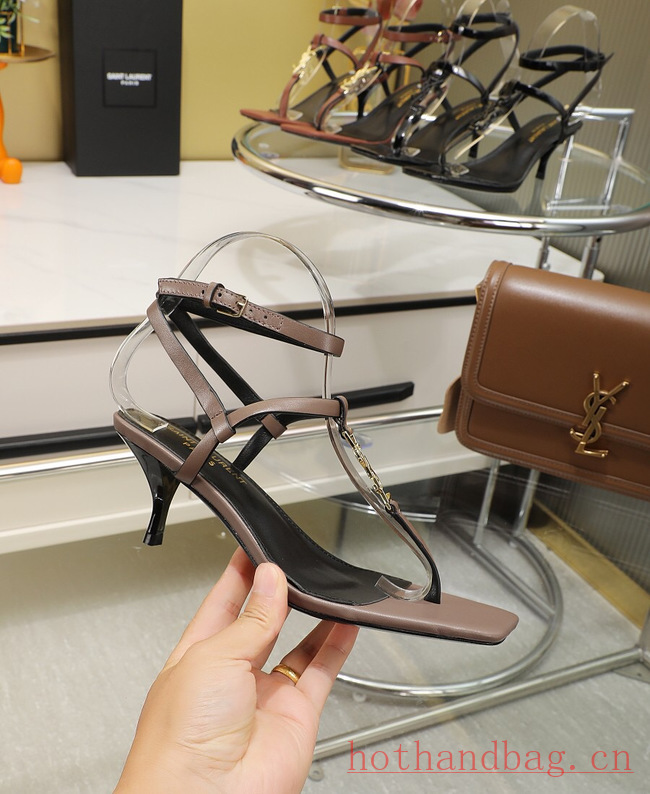 Yves saint Laurent WOMENS SANDAL heel height 6.5CM 93599-2 Yves saint Laurent WOMENS SANDAL heel height 6.5CM 93599-2