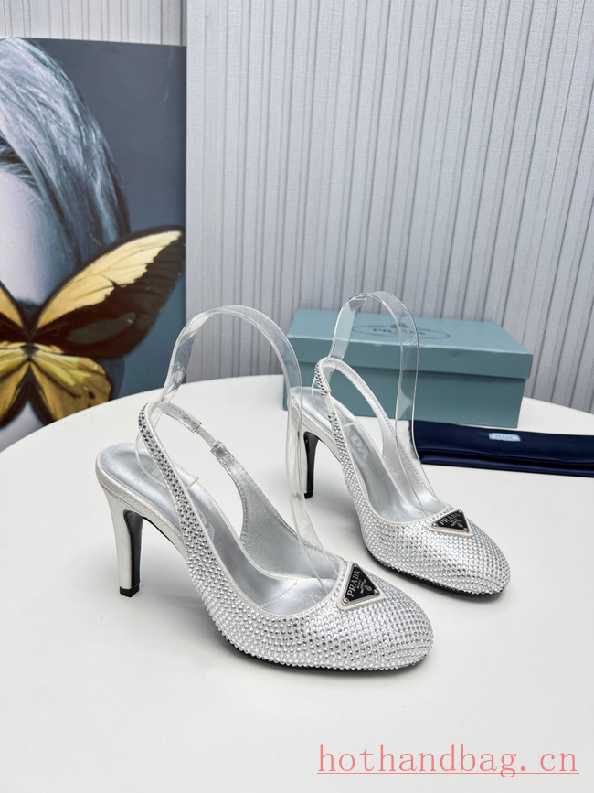 Prada leather slingback pumps 93609-1 Prada leather slingback pumps 93609-1