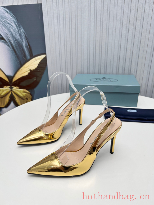 Prada leather slingback pumps 93607-4 Prada leather slingback pumps 93607-4