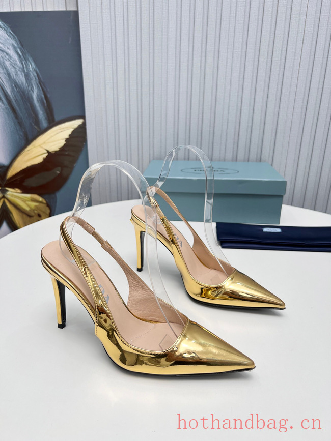 Prada leather slingback pumps 93607-4 Prada leather slingback pumps 93607-4