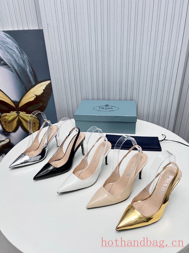 Prada leather slingback pumps 93607-6 Prada leather slingback pumps 93607-6