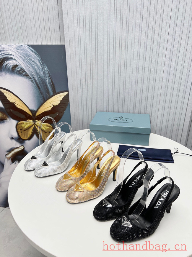 Prada leather slingback pumps 93609-3 Prada leather slingback pumps 93609-3