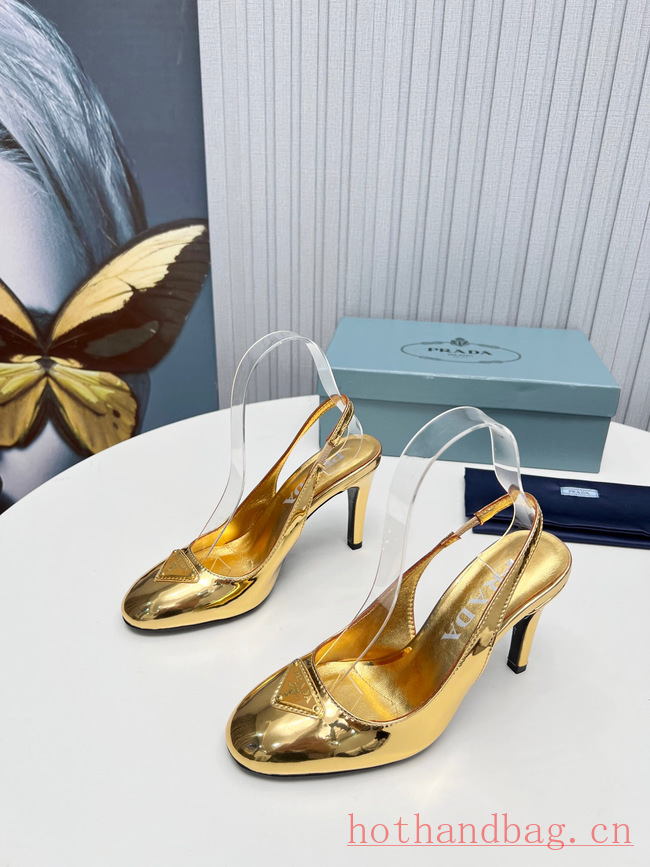 Prada leather slingback pumps 93609-4 Prada leather slingback pumps 93609-4