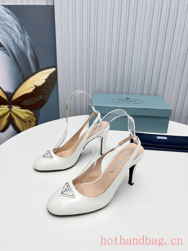 Prada leather slingback pumps 93610-2 Prada leather slingback pumps 93610-2