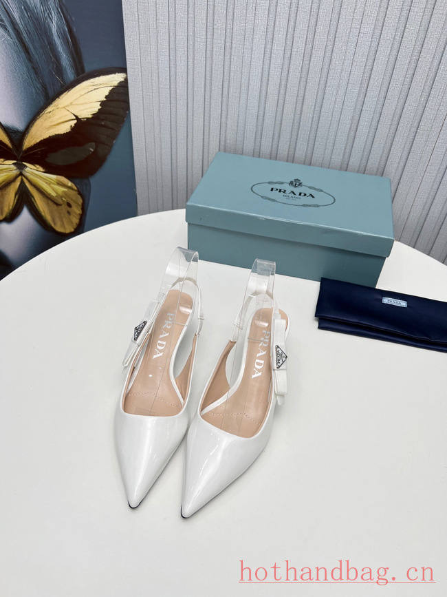 Prada leather slingbacks 93614-4 Prada leather slingbacks 93614-4