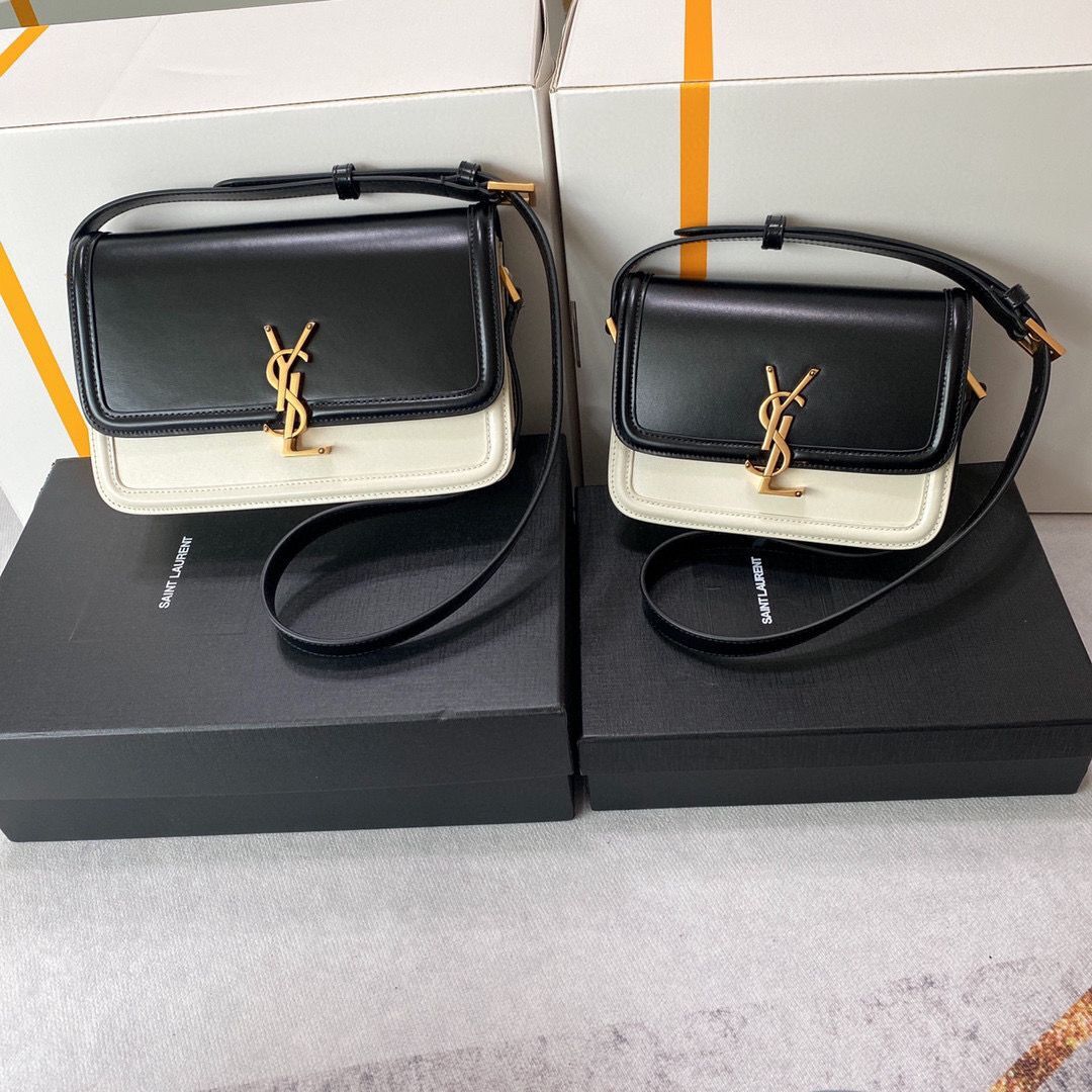 SAINT LAUREN Solferino Two-tone shoulder bag 634306 Black&White SAINT LAUREN Solferino Two-tone shoulder bag 634306 Black&White