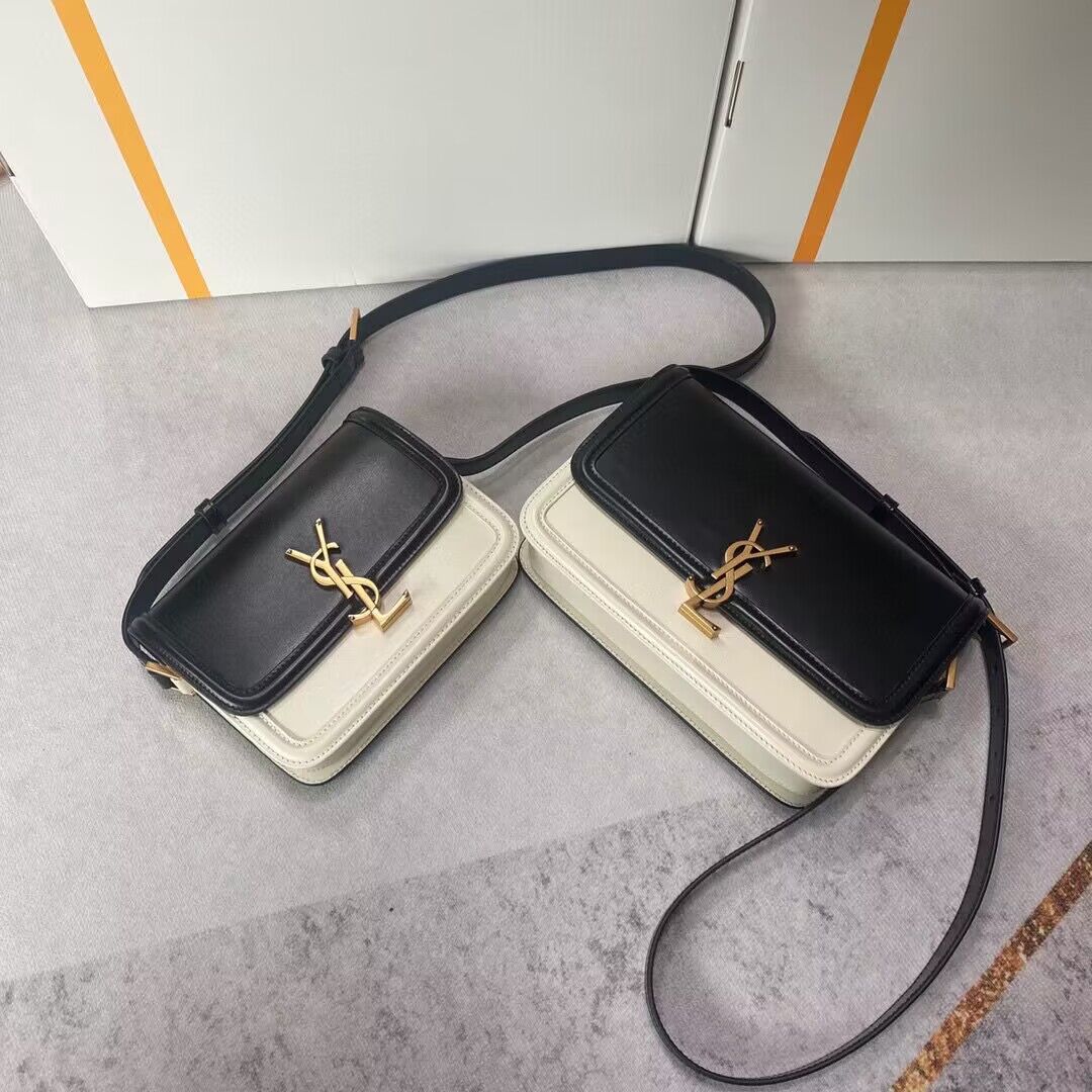 SAINT LAUREN Solferino Two-tone shoulder bag 634306 Black&White SAINT LAUREN Solferino Two-tone shoulder bag 634306 Black&White