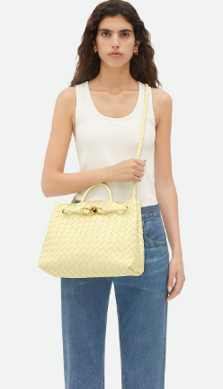 Bottega Veneta Medium Andiamo 743572 Chamomile Bottega Veneta Medium Andiamo 743572 Chamomile
