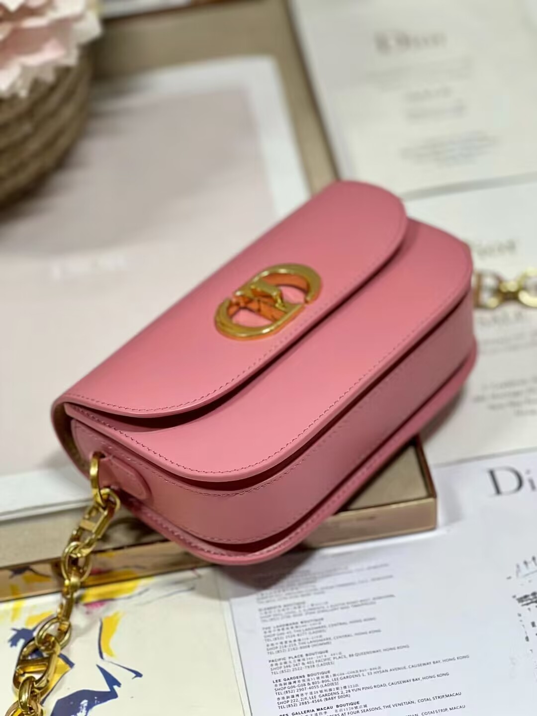 DIOR Box Calfskin M9261U pink DIOR Box Calfskin M9261U pink