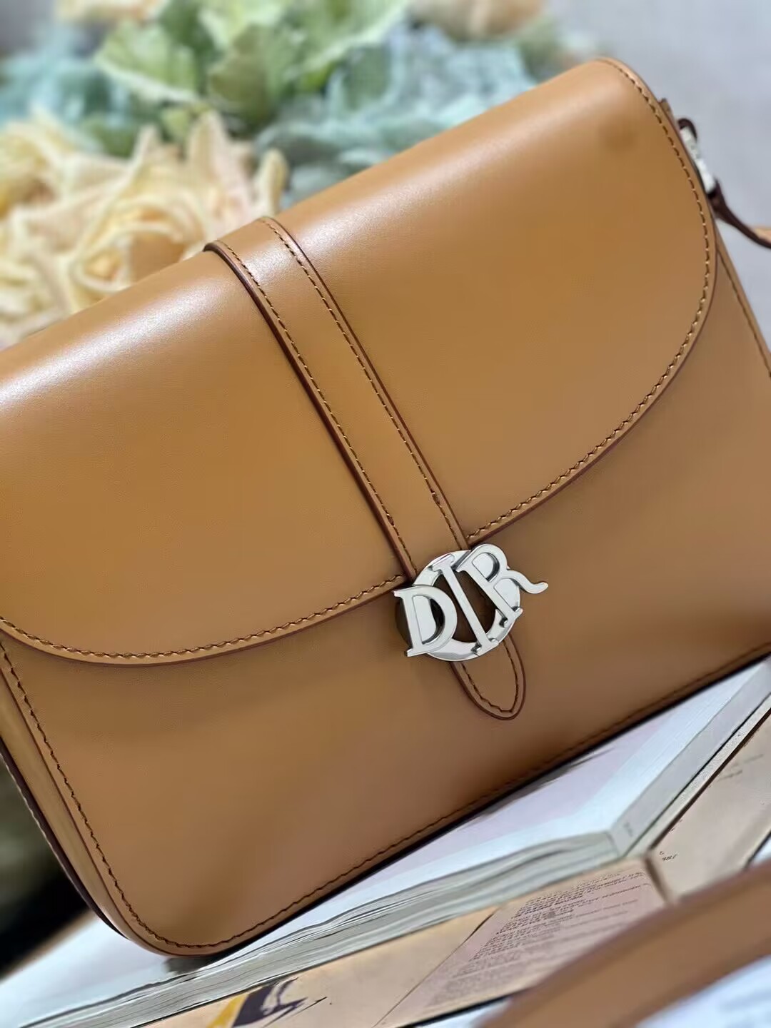 DIOR Calfskin Shoulder Bag C0561 Apricot DIOR Calfskin Shoulder Bag C0561 Apricot