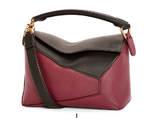Loewe Classic leather Puzzle bag 47398 Chocolate&Burgundy Loewe Classic leather Puzzle bag 47398 Chocolate&Burgundy