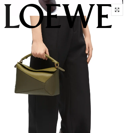 Loewe Classic leather Puzzle bag 47398 Olive Green&khaki green Loewe Classic leather Puzzle bag 47398 Olive Green&khaki green