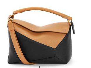 Loewe Classic leather Puzzle bag 47398 black&brown Loewe Classic leather Puzzle bag 47398 black&brown