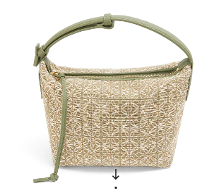 Loewe Miniature Anagram Jacquard and cow leather bag 651420 Green&avocado green Loewe Miniature Anagram Jacquard and cow leather bag 651420 Green&avocado green