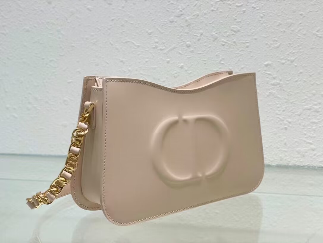 Dior CD SIGNATURE MINI BAG Beige Calfskin with Embossed CD Signature C02229A Dior CD SIGNATURE MINI BAG Beige Calfskin with Embossed CD Signature C02229A
