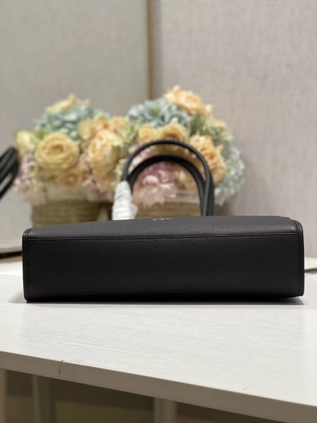 Dior SAFARI TOTE BAG Black Grained Calfskin 1ESSH224Y Dior SAFARI TOTE BAG Black Grained Calfskin 1ESSH224Y