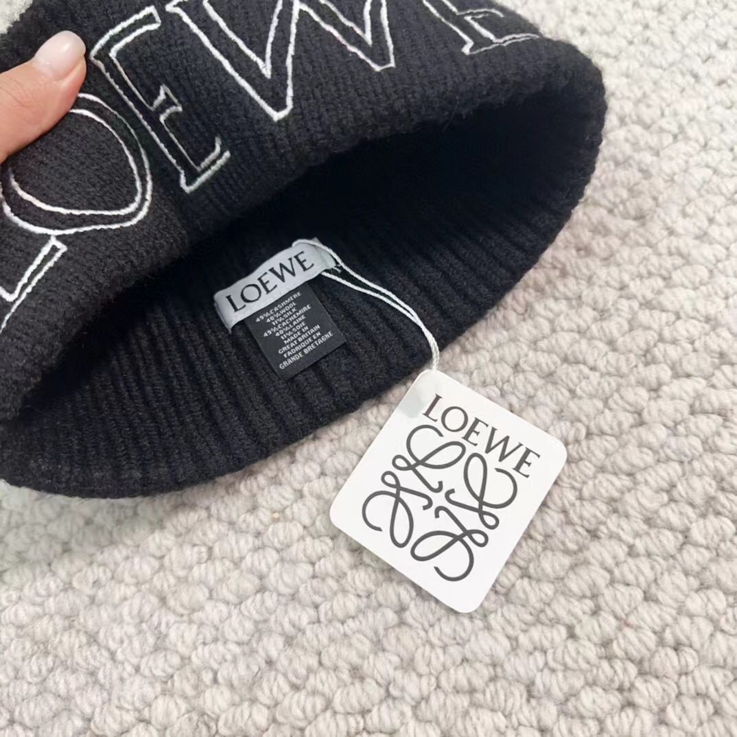 Loewe Hat LH39021 Black Loewe Hat LH39021 Black