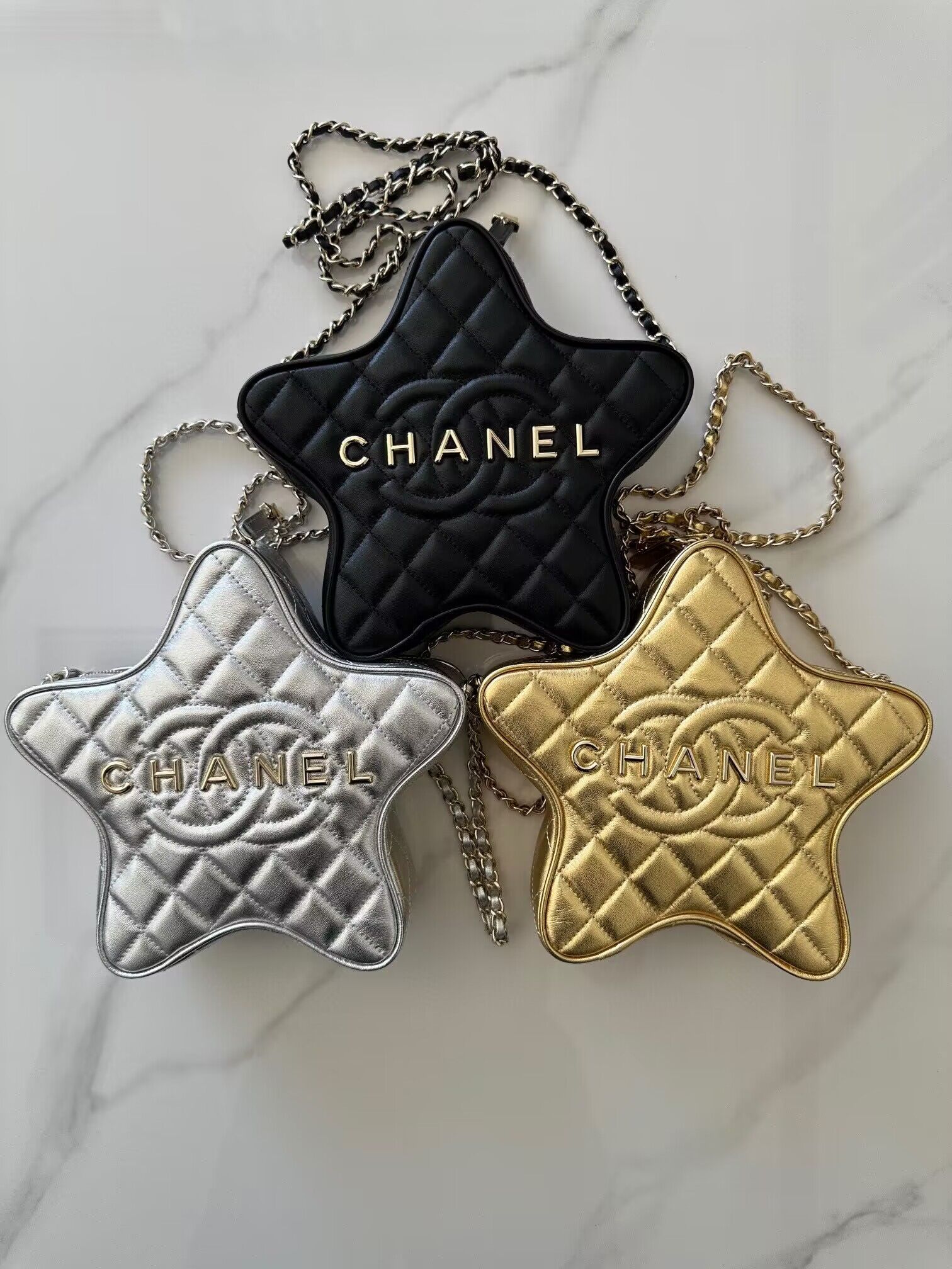 Chanel 24C Original Leather Star Bag AS4579 Gold Chanel 24C Original Leather Star Bag AS4579 Gold