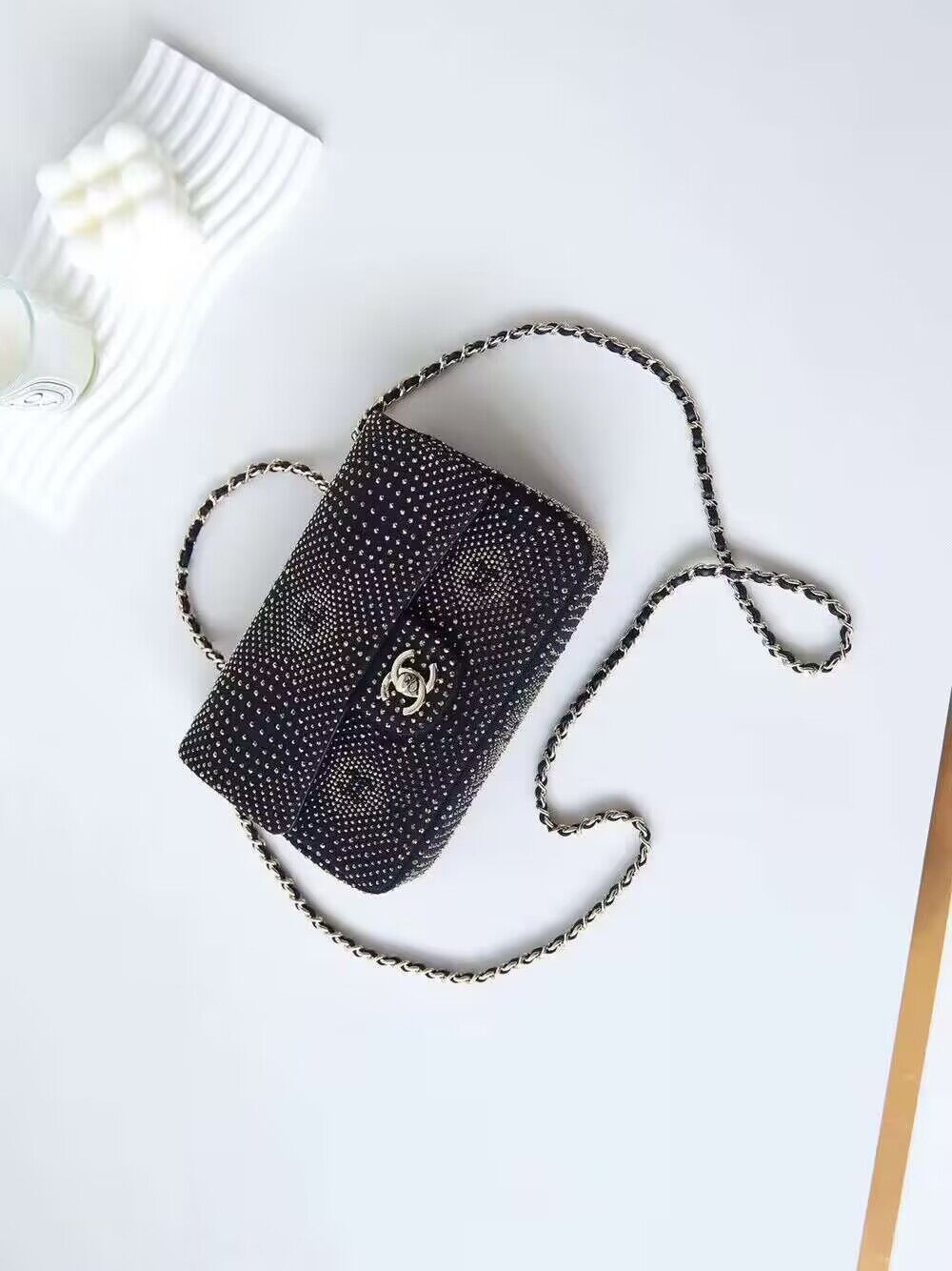 Chanel SMALL FLAP BAG AS3965 Diamond Grey Chanel SMALL FLAP BAG AS3965 Diamond Grey