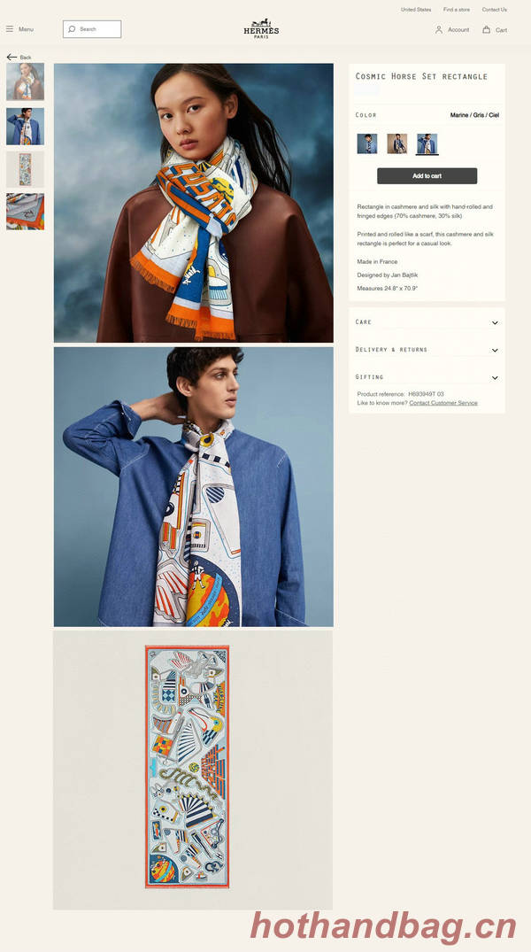 Hermes Scarf HEC00780 Hermes Scarf HEC00780