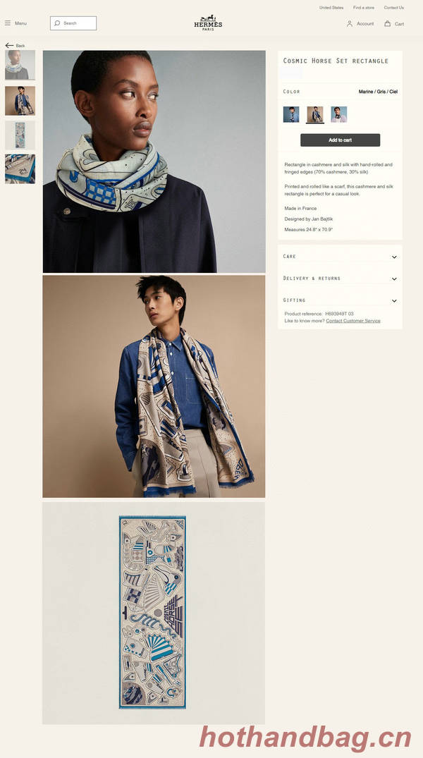 Hermes Scarf HEC00782 Hermes Scarf HEC00782