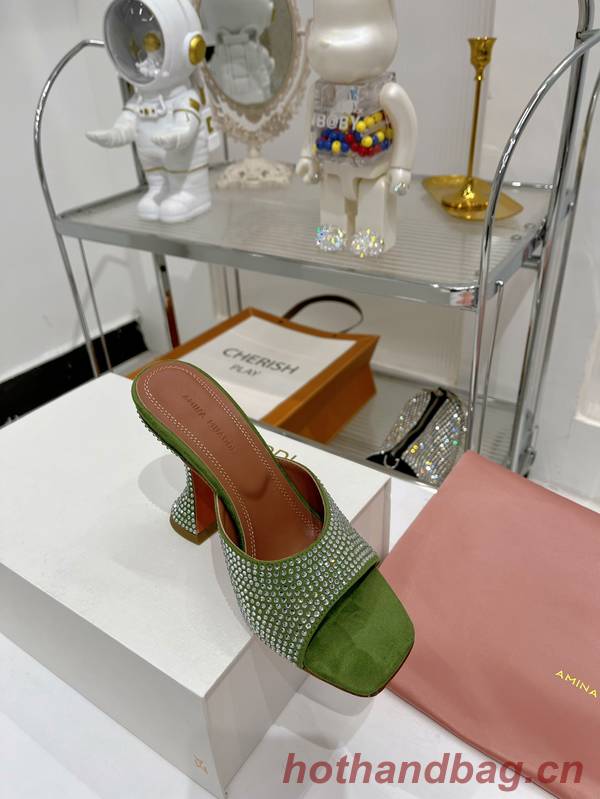 Amina Muaddi Shoes ANS00039 Heel 9.5CM Amina Muaddi Shoes ANS00039 Heel 9.5CM