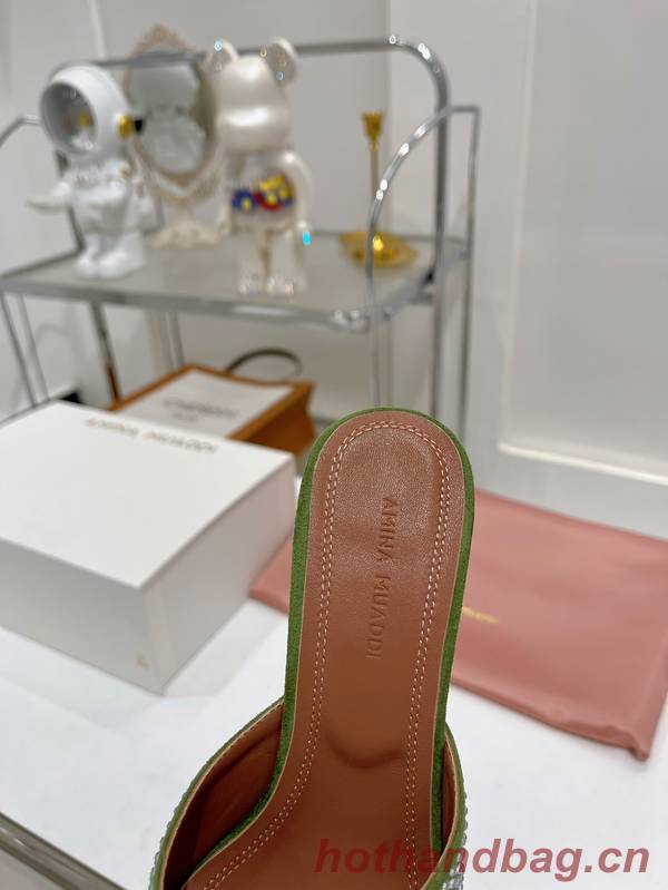 Amina Muaddi Shoes ANS00039 Heel 9.5CM Amina Muaddi Shoes ANS00039 Heel 9.5CM