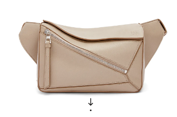 Loewe Small Classic Leather Puzzle Fanny Pack 02963 Apricot Loewe Small Classic Leather Puzzle Fanny Pack 02963 Apricot