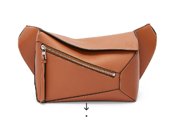 Loewe Small Classic Leather Puzzle Fanny Pack 02963 brown Loewe Small Classic Leather Puzzle Fanny Pack 02963 brown