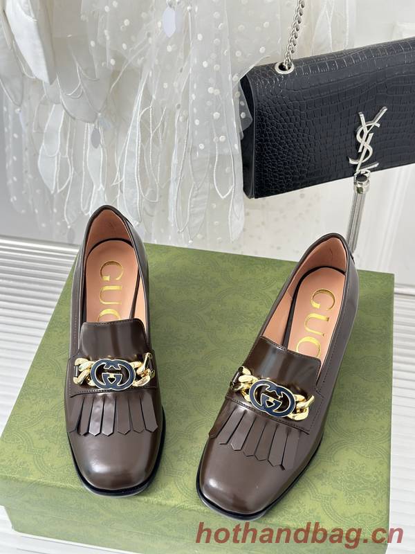 Gucci Shoes GUS00385 Heel 5.5CM Gucci Shoes GUS00385 Heel 5.5CM