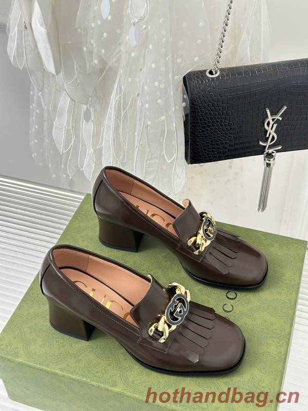 Gucci Shoes GUS00385 Heel 5.5CM Gucci Shoes GUS00385 Heel 5.5CM