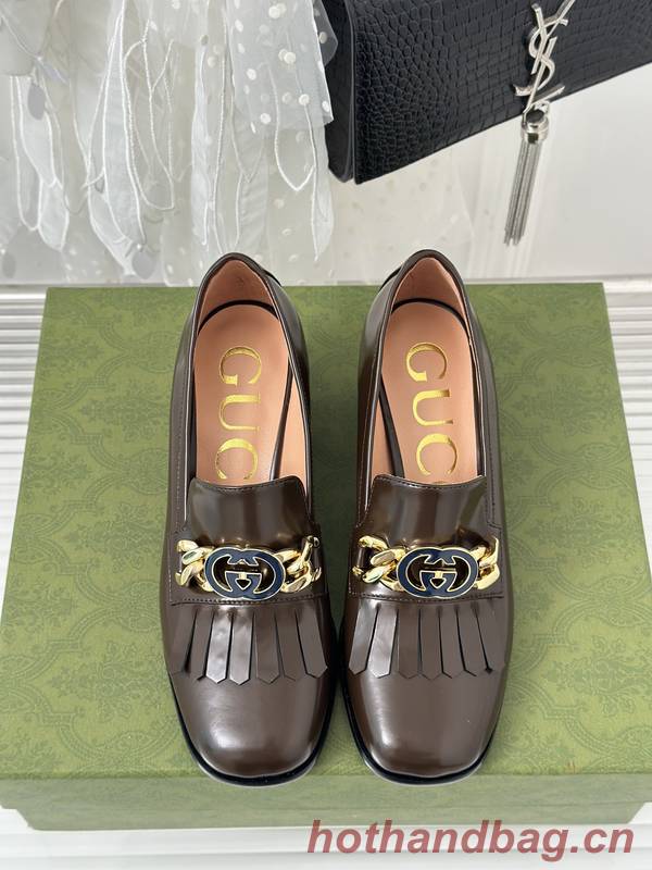 Gucci Shoes GUS00385 Heel 5.5CM Gucci Shoes GUS00385 Heel 5.5CM