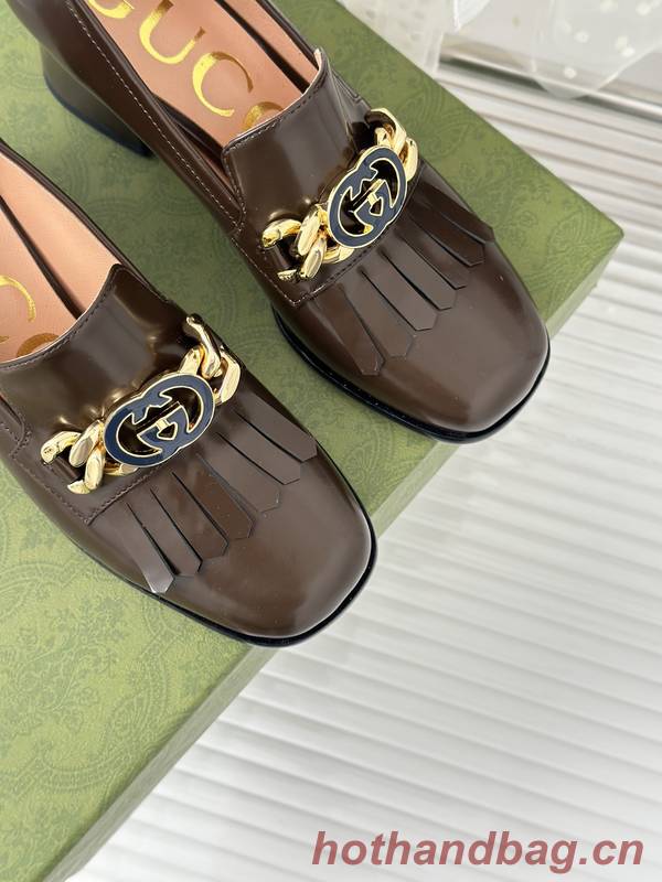 Gucci Shoes GUS00385 Heel 5.5CM Gucci Shoes GUS00385 Heel 5.5CM