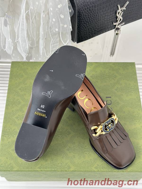 Gucci Shoes GUS00385 Heel 5.5CM Gucci Shoes GUS00385 Heel 5.5CM