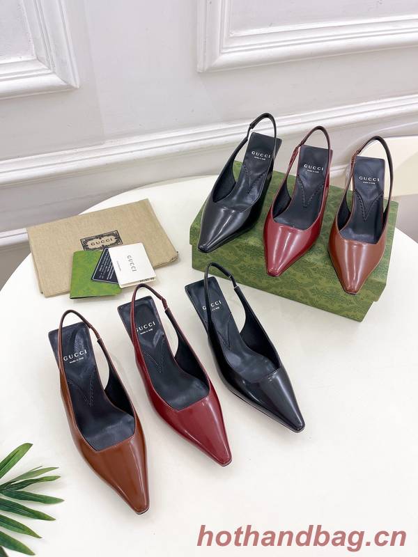 Gucci Shoes GUS00398 Heel 5.5CM Gucci Shoes GUS00398 Heel 5.5CM