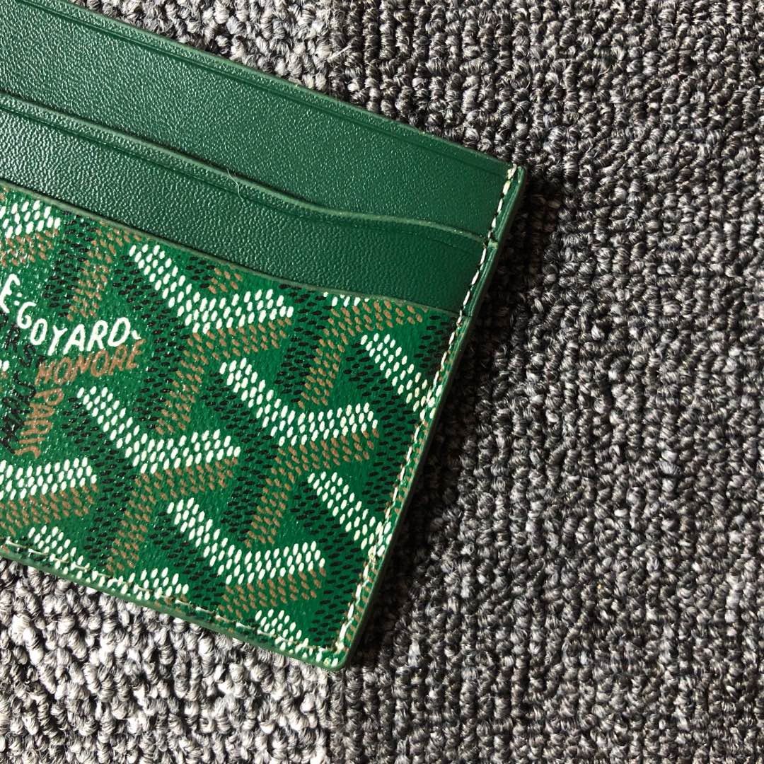 Goyard Card case G9988 Green Goyard Card case G9988 Green
