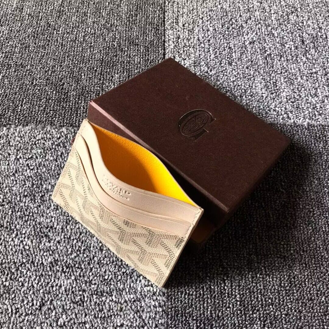 Goyard Card case G9988 White Goyard Card case G9988 White