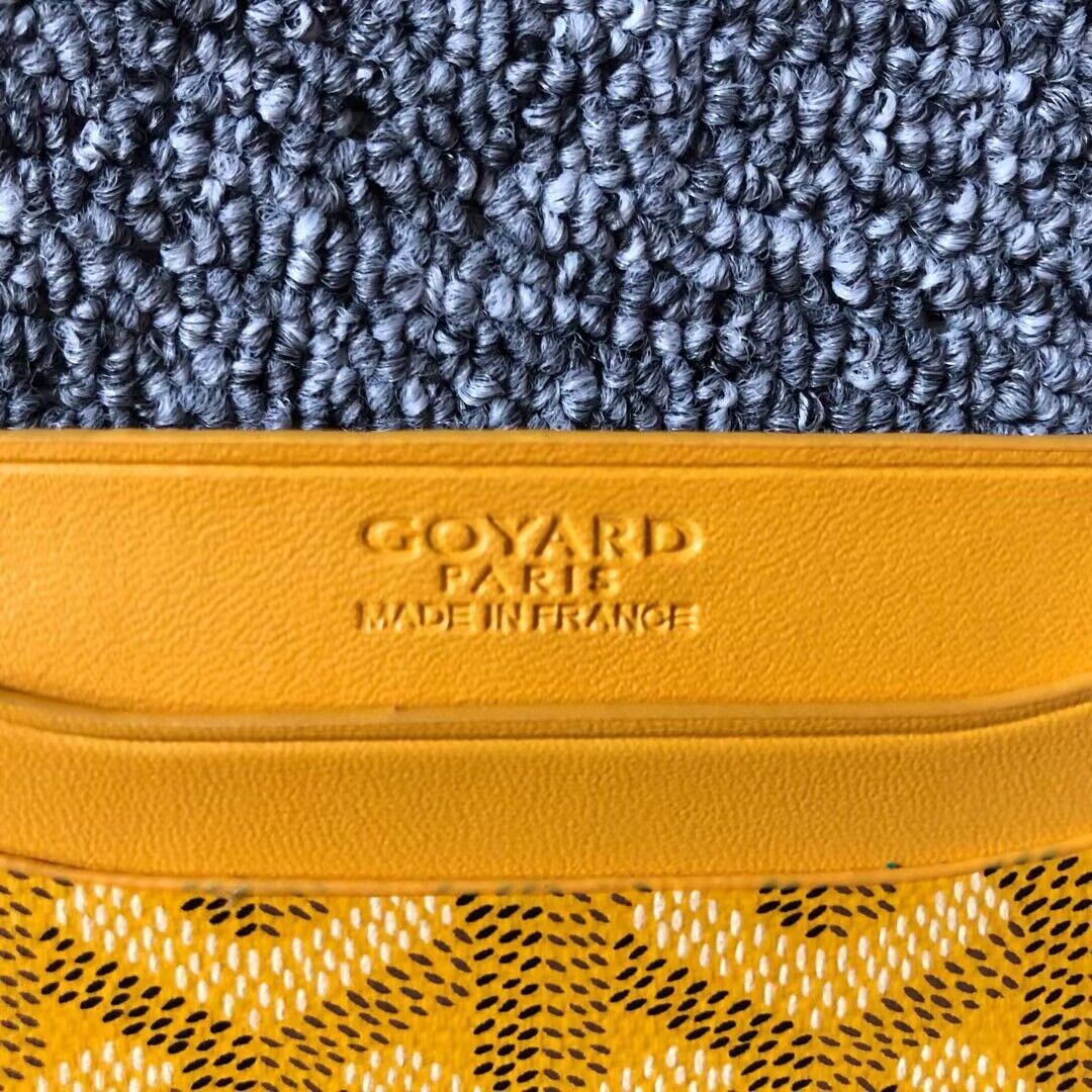 Goyard Card case G9988 Yellow Goyard Card case G9988 Yellow